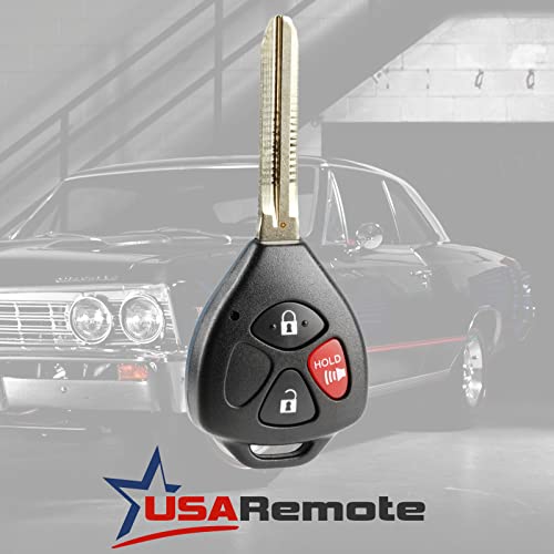 Car Key Fob Keyless Entry Remote fits Toyota 2007-2013 Yaris, 2005-2010 Scion TC (MOZB41TG, 2584A-B41TG)