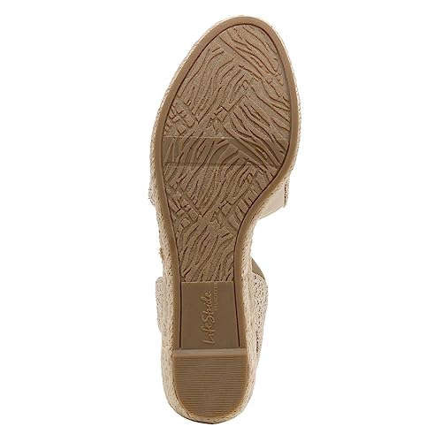 LifeStride Womens Katrina 2 Espadrille Slip On Almond 8 M