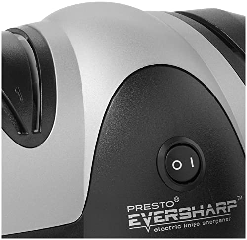 Presto EverSharp, 2-Stage System Electric Knife Sharpener, No Size, Black