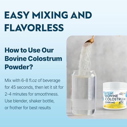 Energievoll High-IgG Bovine Colostrum Powder