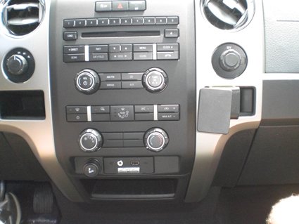 Scosche ProClip Angled Dash Mount Compatible with 2009-2014 Ford F-150 Trucks with StuckUp Universal Phone Mount Bundle