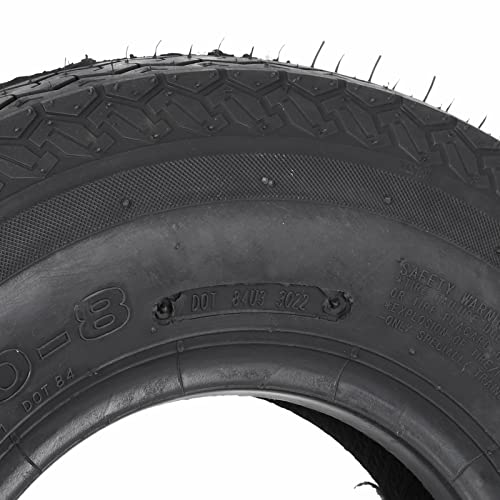 Set of 2 Hykolity Highway Boat Utility Trailer Tire 4.80-8 4.8-8 480-8, LRC 6PR, Load Range C