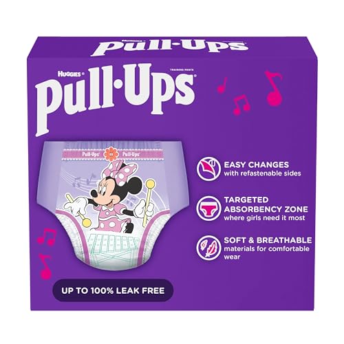 Pull-Ups Girls' Potty Training Pants, Size 2T-3T Training Underwear (16-34 lbs), 23 Count