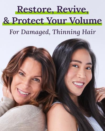 Keranique Damage Control Set for Thinning Hair - Shampoo & Conditioner for Damaged Hair, Follicle Booster Serum, Lift & Repair Spray - Keratin Enriched Repair Products for Dry, Thin Hair - Travel Size