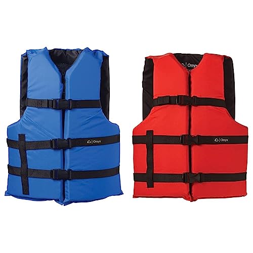 Onyx General Purpose Boating Life Jacket Youth, Blue (103000-500-002-12)