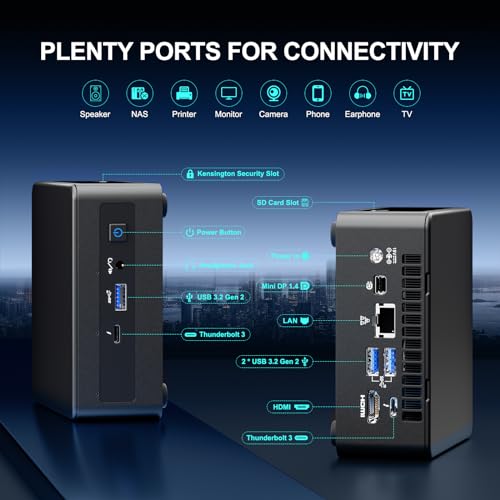 Intel NUC 11 NUC11PAHi7 32GB DDR4 RAM,1TB SSD,Win 11 Pro Mini PC,Core i7-1165G7 Processor 12M Cache, up to 4.7 GHz Mini Desktop Computer, Thunderbolt 4/Support 8K/WiFi 6/4K Quad Display/Bluetooth 5