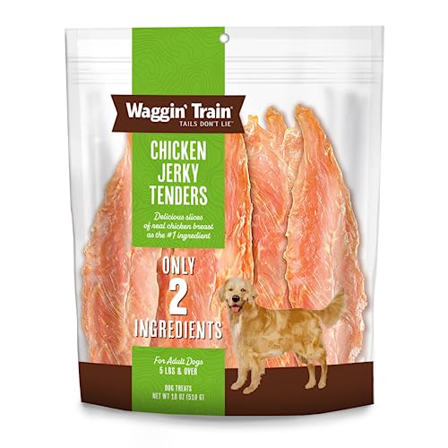 Waggin' Train Limited Ingredient, Grain Free Dog Treat; Chicken Jerky Tenders - 18 oz. Pouch