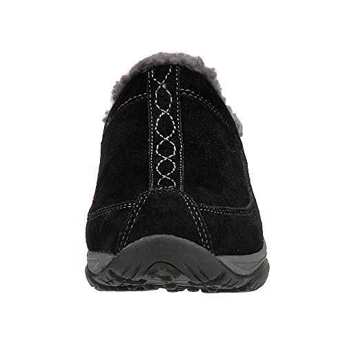Easy Spirit Women's Black/Dark Grey Suede Exchange Mule - 7.5 B(M) US