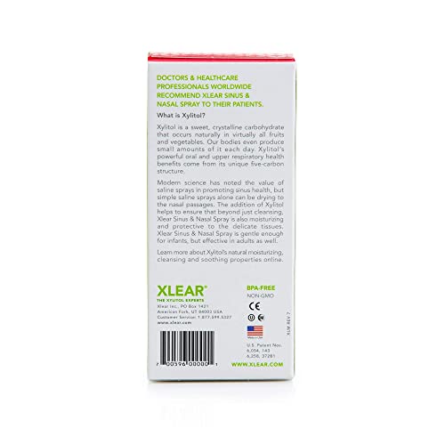 Xlear Natural Nasal Spray with Xylitol, 1.5 fl oz (Pack of 1)
