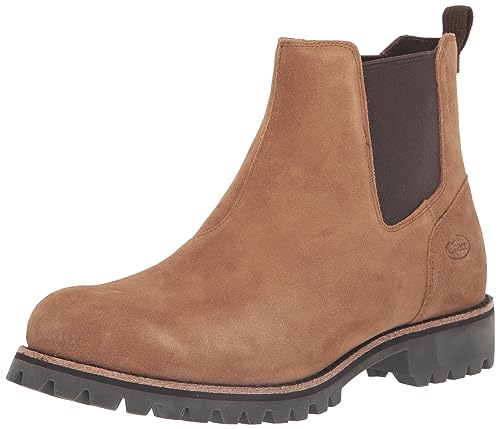 Chaco Men's Fields Chelsea Waterproof Boot, Maple Brown Suede, 14