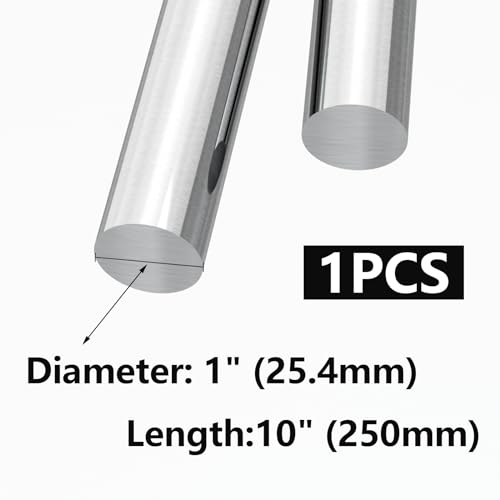 Eoiips 5/32" Diameter 304 Stainless Steel Round Rod Solid Rod 10" in Length, for DIY Metal Craft & Metal Working Hobbies, 2pcs