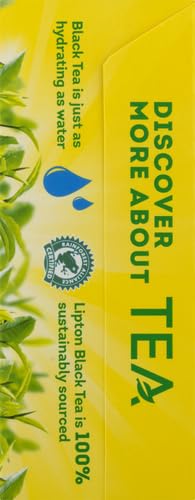 Lipton Tea Bags, Black Tea, Iced or Hot Tea, Can Support Heart Health, 100 Total Tea Bags