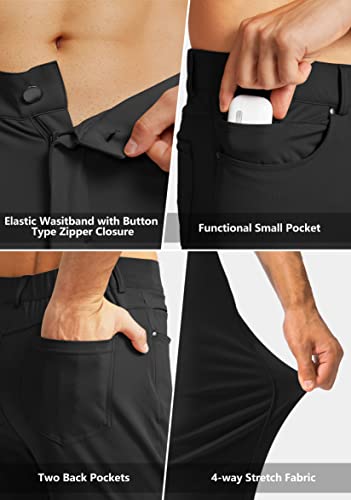 G Gradual Men's Stretch Golf Pants with 6 Pockets Slim Fit Dress Pants for Men Travel Casual Work (sage Green, M)
