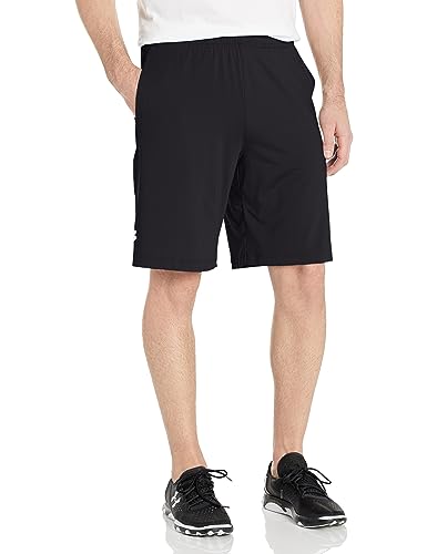 Under Armour mens Raid 2.0 Wokout Gym Shorts , Black (001)/White , Medium