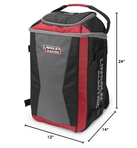 Lincoln Electric Duffle Bag, 14" D x 24" L x 12.25" H
