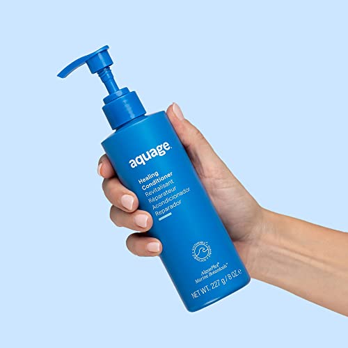 AQUAGE. Healing Conditioner – Contains AlgaePlex Marine Botanicals to Moisturize and Repair Dry or Damaged Hair and Build Strength from the Inside Out, 33.8 oz