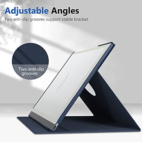 E NET-CASE Slim Lightweight Book Folio Case Cover for Remarkable 2 10.3 inch Digital Paper(2020 Released) with Pen Holder