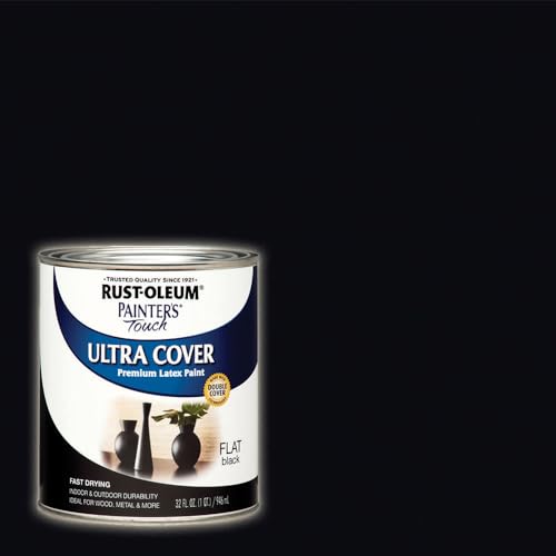 Rust-Oleum 267334 Painter's Touch Latex Paint, Quart, Satin Hunt Club Green, 1 Quarts (Pack of 1)