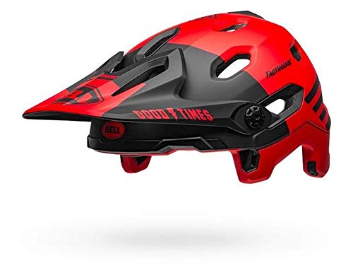 Bell Super DH MIPS Adult Mountain Bike Helmet - Matte Blue/Crimson (2022), Medium (55-59 cm)