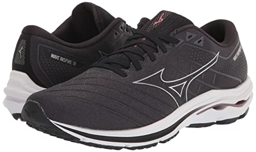 Mizuno Women's Wave Inspire 18 Running Shoe, Ultimate Grey/Silver, 8.5 Wide