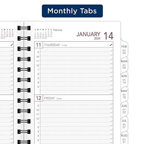 AT-A-GLANCE 2024 Planner Refill, Weekly, 3-1/4" x 6-1/2", Portable Size 2, Wirebound (064-287-24)