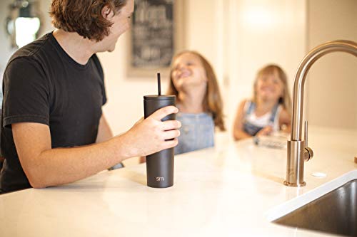 Simple Modern Insulated Replacement Lid | Reusable ONLY Fits Simple Modern, S|M Kona | Thermos for Travel Coffee Mug or Commuting Tumbler | Flip Lid | Kona Collection | Riptide