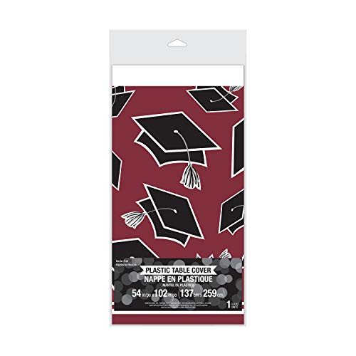 Creative Converting Party Supplies, 54" x 102", Burgundy