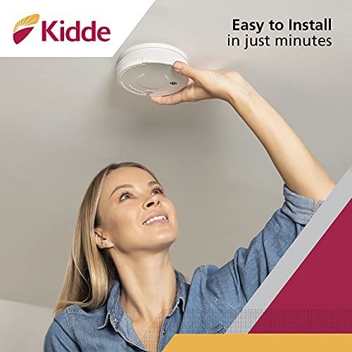 Kidde Smoke Detector, 9-Volt Battery Operated, Ionization Smoke Alarm, Battery Included