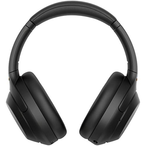 Sony WH1000XM4 Best Premium Wireless Noise Cancelling Headphones - Built-in mic for Calls - Compatible with Alexa - 30hr Battery - Includes Premium Carrying Case, in-Flight Adapter, Aux Cable - Black