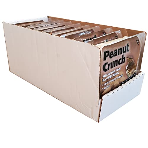 Heath Outdoor Products DD18-10, Peanut Crunch Suet Cake - 10 Pack