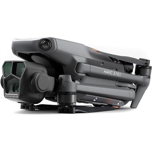 DJI Mavic 3 Pro with Fly More Combo DJI RC, Flagship Triple-Camera Drone with 4/3 CMOS Hasselblad Camera, with 3 Batteries, Charging Hub, 128 GB Micro SD Card Landing Pad, Waterproof Backpack and More