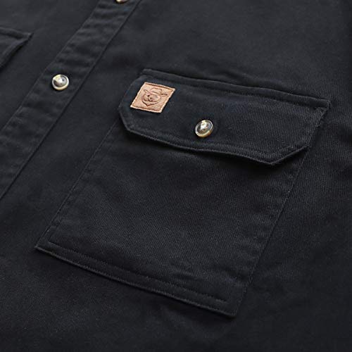 Dubinik® Mens Long Sleeve Button Down Shirts Work Shirt Mens Shirts Long Sleeve Rugged Casual Cotton Shirt with Pockets Camouflage
