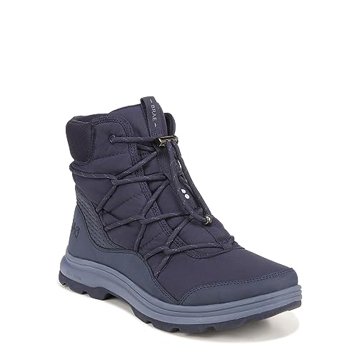 Ryka Womens Brae Water-Repellent Winter Snow Boot Blue 9 M