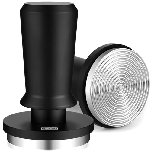 51mm Espresso Tamper, YOLOYO 30lb Consistent Pressure Coffee Tamper, Calibrated Tamper for Espresso Machine 51mm, Spring Loaded Tamper with Stainless Steel Base and Matching Stand