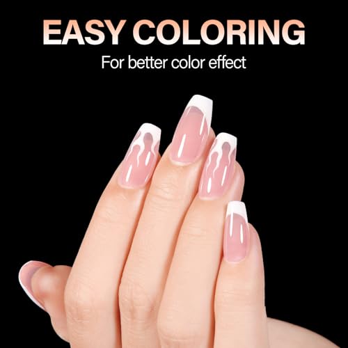 AILLSA Short Coffin Nails Clear Full Cover Nail Tips Medium Soft Gel Fake Nail Tips for DIY Press on Nail Extension, 216PCS 12 Sizes False Acrylic Preshaped Gelly Nail Tips for Women