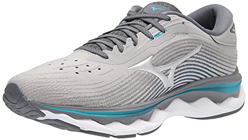 Mizuno mens Mens' Wave Sky 5 Running Shoe, Peacock Blue, 8.5 US