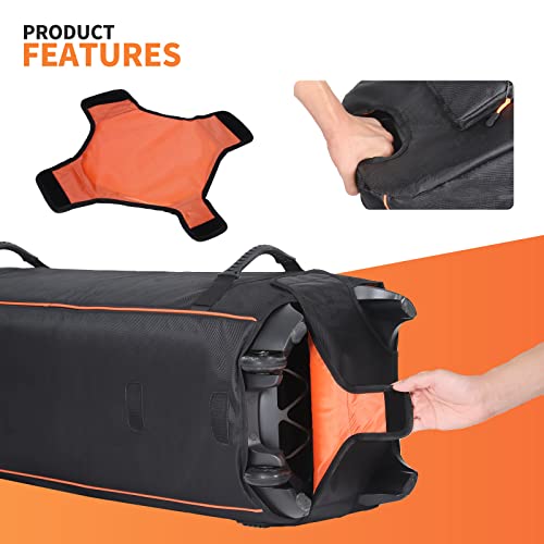 Speaker Bag Travel Case Replacement for JBL Party Box Series, Portable Speaker Carry Tote Bag Backpack for JBL Speaker (For JBL partybox 110 black)