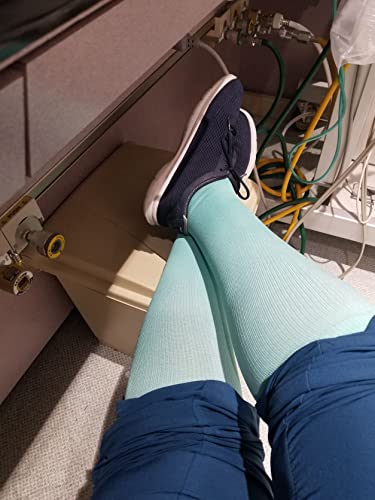 Wide Calf Compression Socks for Women & Men Plus Size Extra Large Size Support Socks for Nurses Running Pregnant Travel, 15-20 mmHg