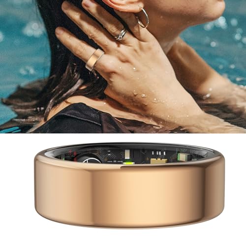 Smart Ring, 5.1 Pedometer, Sensitive Sleep Monitoring, Wearable Smart Ring for Women (8#)