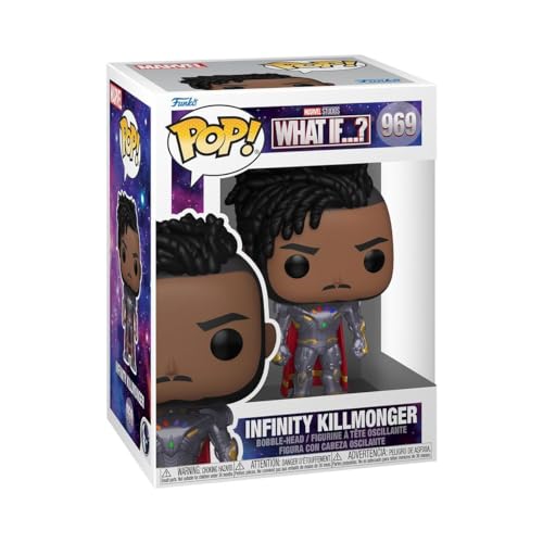 Funko POP Marvel: What If? - Infinity Killmonger,Multicolor