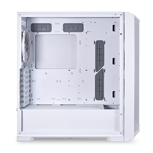 LIAN LI LANCOOL 215 E-ATX PC Case, RGB Gaming Computer Case Features High Airflow with 2x200mm ARGB Fans & 1x120mm Fan Pre-Installed and Mesh Front Panel, Tempered Glass Mid-Tower Chassis (Black)