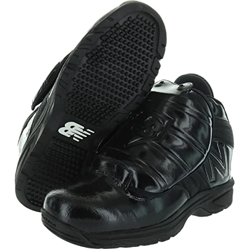 New Balance Men's 460 V3 Umpire Low-Cut Baseball Shoe, MLB Black/Black, 10 M US