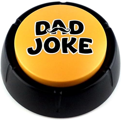 Gifts for Dad and Fathers- The Original Dad Joke Machine Button 75 Hilarious Dad Jokes at The Push of a Button - Unique Gift Box Included - Dad Gifts from Daughter, Dad Birthday Gift, Gifts for Men