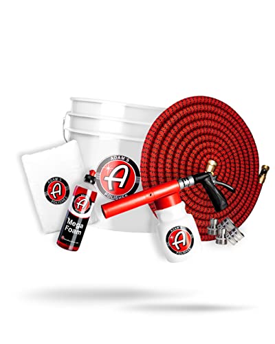 Adam's Polishes Premium Foam Gun - Car Wash Foam Gun for Garden Hose | Mix with Car Soap & Water & No Pressure Washer Required | Mega Suds Car Detailing & Car Cleaning Foam Sprayer