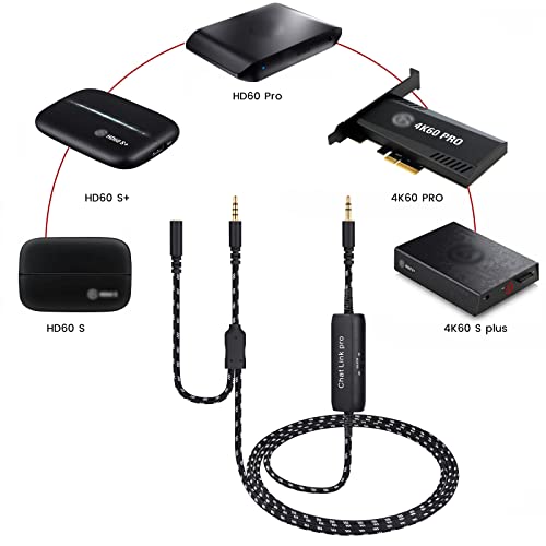 Elgato Chat Link Cable - 4K60 Pro, HD60 S, HD60 X, PS5, PS4, Xbox One