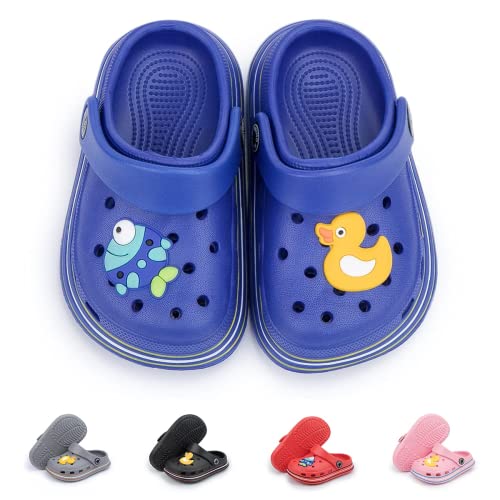 Casazoe Toddler Kids Boys Girls Cute Garden Water Clogs Sandals Slip On Shoes Slipper Slides Lightweight Outdoor Summer Swimming Children Beach Pool Shoes (Baby/Toddler Kids)