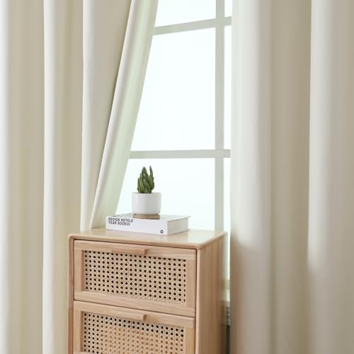 Airwill Grommet Blackout Curtains for Living Room Bedroom Window - Set of 2 Window Curtain Panels, Room Darkening, Thermal Insulated (W52 x L84 Inch, 2 Panels, Dark Grayish Brown)