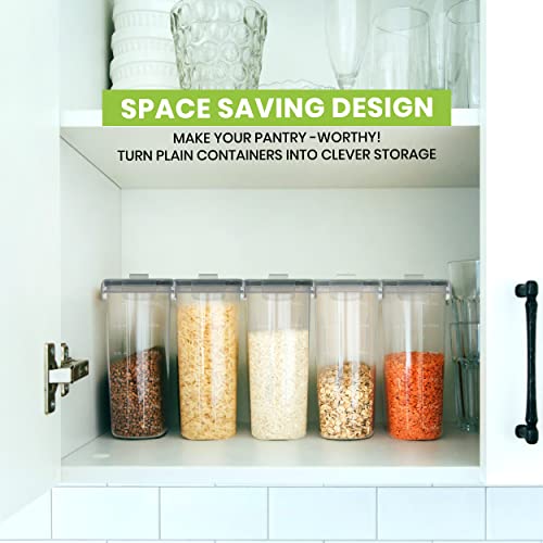 Utopia Kitchen Cereal Containers Storage - Airtight Food Storage Containers & Cereal Dispenser For Pantry Organization And Storage - Canister Sets For Kitchen Counter