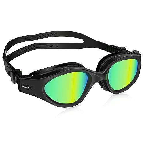 SwimStars Swim Goggles, Swimming Goggles for Adult Men Women Anti Fog No Leaking Pool Goggles