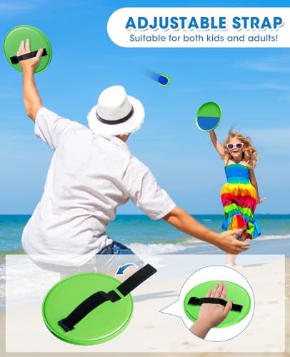 Aywewii Ball Catch Paddle Set Games Beach Toys Pool Back Yard Outdoor Games Backyard Throw Toss Age 3 4 5 6 7 8 9 10 11 Years Old Boys Girls Kids Adults Family Outside Toys